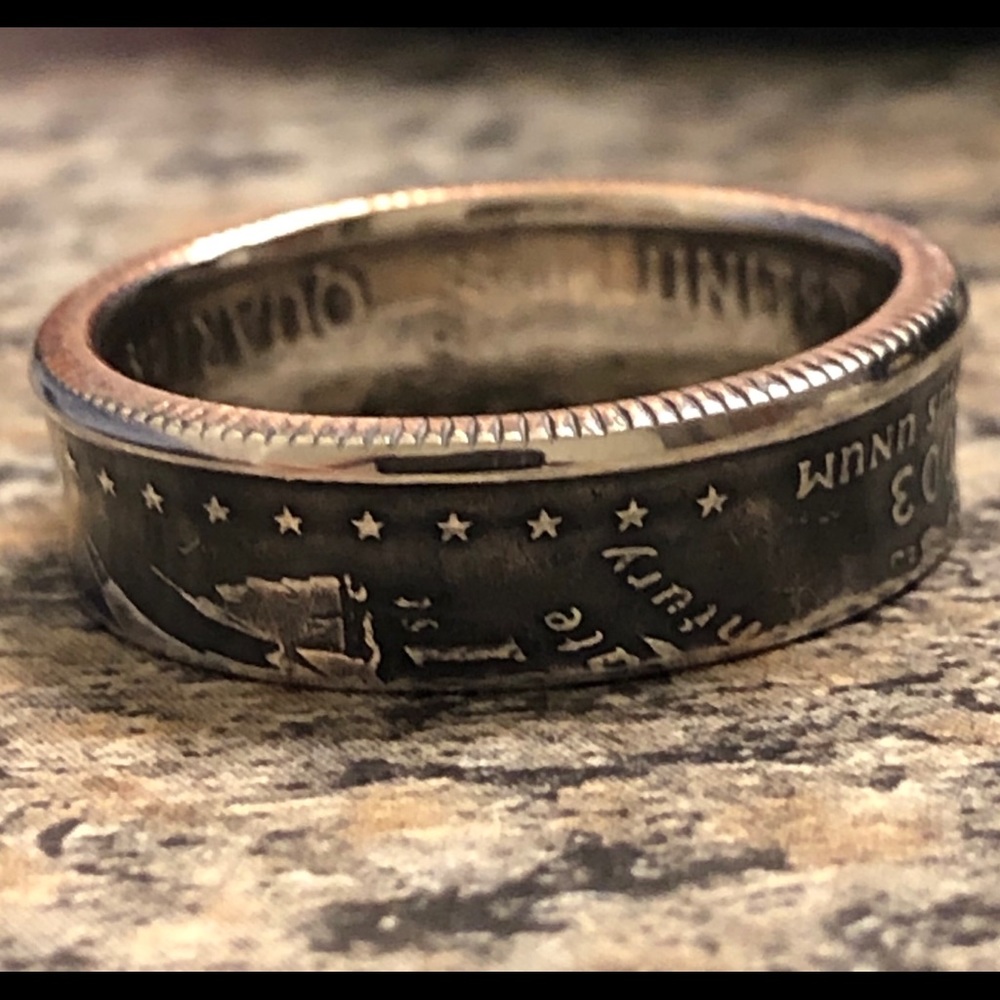 Handmade coin ring - Picture 3 of 8